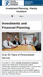 Mobile Screenshot of familyinvestors.com