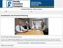 Tablet Screenshot of familyinvestors.com